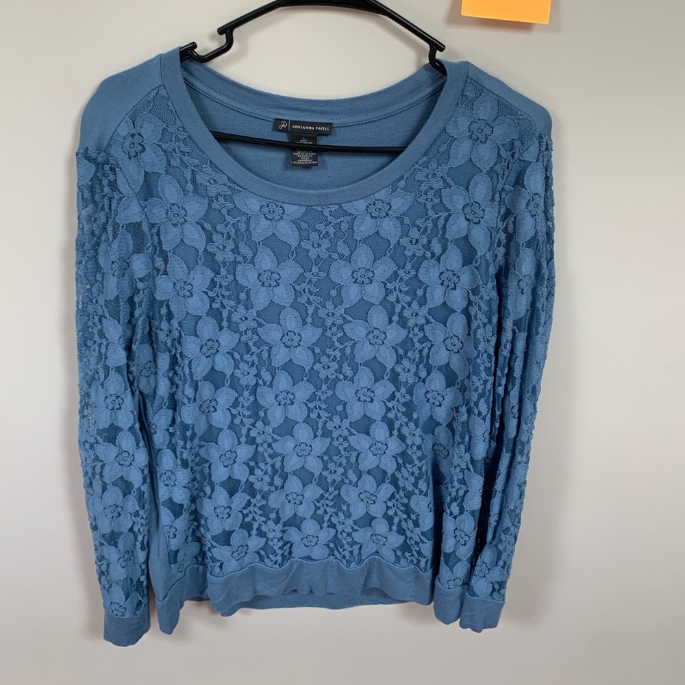 Blue Long Sleeve Top!